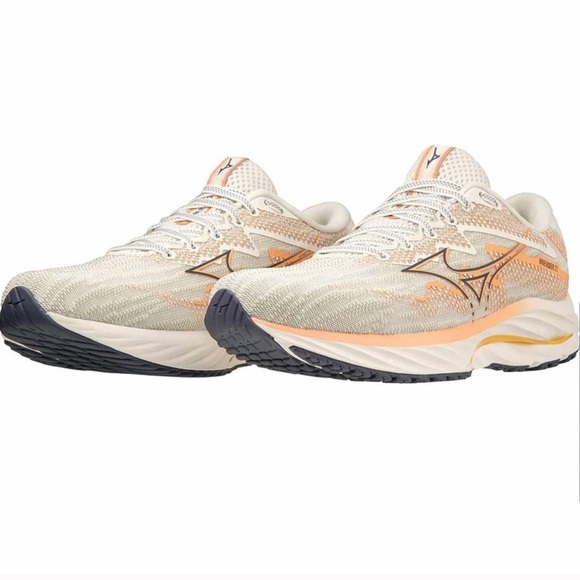 Mizuno Shoes - Mizuno Wave Rider 27 size 8 orange and white